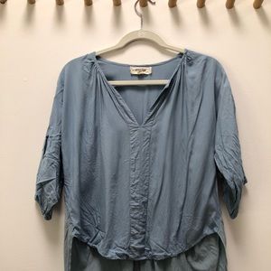Planet Blue Cotton Shirt/Blouse